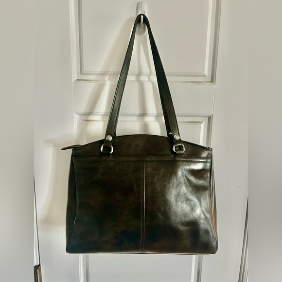 Patricia Nash Dark Brown Tooled Poppy Italian Leather Tote Shoulder Bag (M3020) - Picture 2 of 5